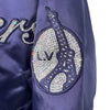 LOUIS VUITTON Crystal Logo Baseball Bomberjacke Naval 48 156825931 [P]