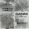 GANNI Logo-Druck Baumwoll T-Shirt kurzärmlig in Bright White (A1050030 151) 157339072 [P]