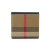 BURBERRY 財布 80731451 ブラック レザー ファブリック リラ 143736277 [P]