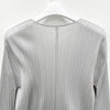 ISSEY MIYAKE Basic Cardigan / Hellgrau 159353013 [P]