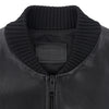 Prada Men's Triangle Logo Leather Shell Bomber Jacket Black 48 UPW455 161290183 [P]