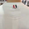 THOM BROWNE Kurzarm-T-Shirt mit Streifen in Weiß (MJS221A J0058 100) 123479219 [P]