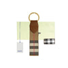 Burberry Keyring Key Holder 81214491 Canvas Check Brown 161878552 [P]