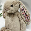 JELLYCAT BLOOM BEIGE BUNNY PETAL Medium 161233093 [P]