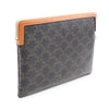 Celine Triomphe Small Strap Pouch in Canvas & Calfskin 160844633 [P]