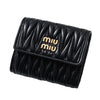 Miu Miu Small Matelassé Nappa Leather Wallet 160845474 [P]