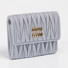 Miu Miu Small Matelasse Nappa Leather Wallet 160845484 [P]