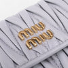Miu Miu Small Matelasse Nappa Leather Wallet 160845484 [P]