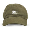 MIU MIU Jeanbaseballmütze mit Logo 160877937 [P]
