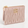 Miu Miu Matelassé Nappa Leather Card Holder 161825256 [P]