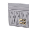 Miu Miu Matelassé napa leather card holder 162494885 [P]
