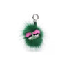 FENDI Monster Mini Eye Pom Pom Pelz Anhänger 7AR467 8LU F11RL 45116917 [P]