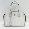 PRADA Weiße Goldfarbene Saffiano Tote 4KPRB2147 78648155 [P]
