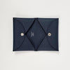 Hermes Calvi Card Holder Wallet Navy H044164CK 161886995 [P]