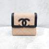 CHANEL Kosmetische Klappbörse aus Kaviar, klein, 2276 15227899 [P]