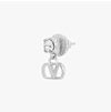 Valentino Crystal Drop Earrings with V Logo 161768658 [P]