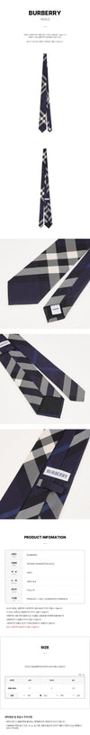 BURBERRY チェックシルクネクタイ 159729000 [P]