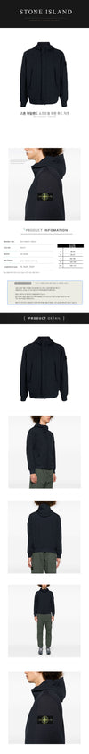 STONE ISLAND ソフトシェル ワッペン フーデッド ジャケット V0020 92712308 [P]
