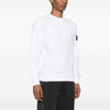 STONE ISLAND コットン スウェットシャツ ホワイト 801563051 A0001 155075372 [P]