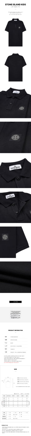 STONE ISLAND Logo-Patch Kurzarm-Polo-Shirt (für Erwachsene geeignet) 101455803 [P]