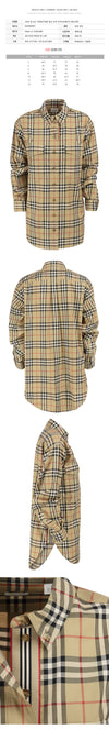Burberry TURNSTONE Checked Shirt Archive Beige 151784785 [P]