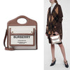 BURBERRY Mini-Leinen-Tote mit Lederbesatz 8039361 45118011 [P]