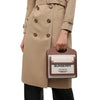 BURBERRY Mini-Leinen-Tote mit Lederbesatz 8039361 45118011 [P]