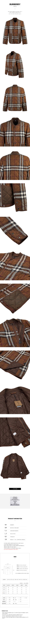 BURBERRY チェックキルティングジャケット M YORK A9697 73910283 [P]
