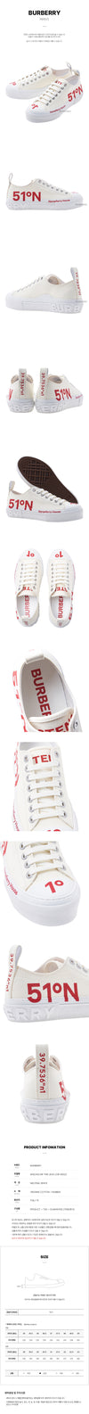 BURBERRY Herren Koordinat Druck Baumwolle Sneaker 8062405 MF TNR JACK LOW A9022 50567217 [P]