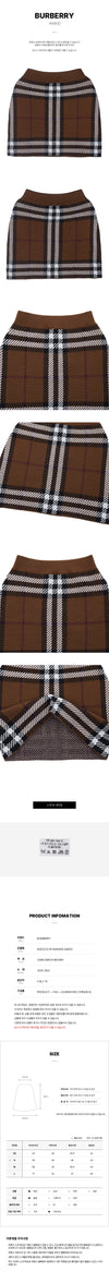 BURBERRY ウィメンズ チェック ウール ジャカード ミニ スカート 8063220 A8900 43844839 [P]