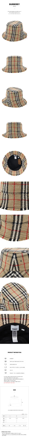 BURBERRY TWEED BUCKET HAT 76972199 [P]