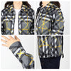 BURBERRY ミックスチェックジップアップシャツ 55810827 [P]
