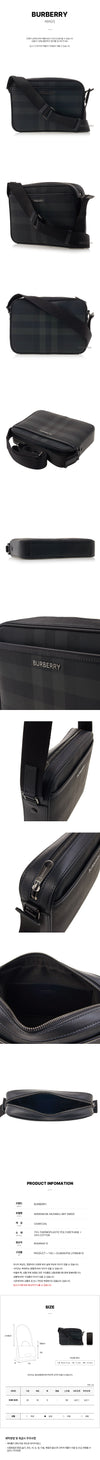 BURBERRY ML MUSWELL BRT A8800 SS26 Herren Muswell Check Messenger Bag 159403750 [P]