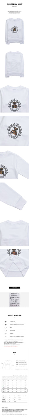 BURBERRY Crest Bear Sweatshirt A1464 (12-14) 73910810 [P]