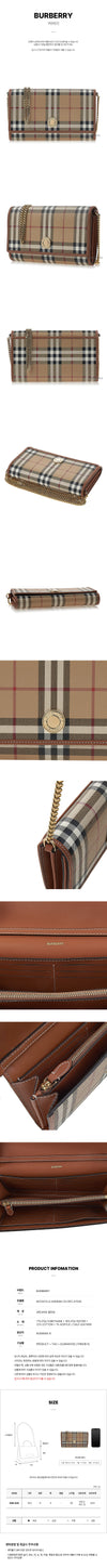 BURBERRY チェックストラップウォレットバッグ A7026 76416172 [P]