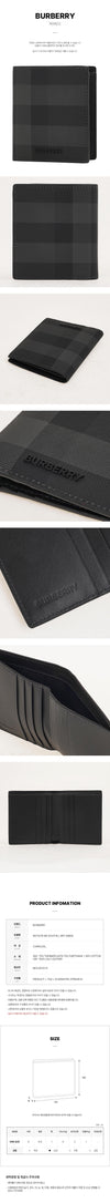 Burberry Men's Check Folding Wallet 162940497 [P]