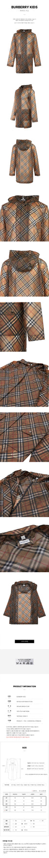 BURBERRY KG6 EMILIA A7208 Mädchen Regenmantel Karo 6-10 105802896 [P]