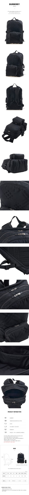 BURBERRY MLバックパック NJ2 A1189 FW24 メンズ チェック ジャカード バックパック 117070787 [P]