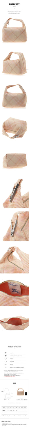 BURBERRY PEG チェック ダッフルバッグ 中型 A4652 92387744 [P]