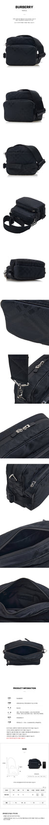 BURBERRY ML CROSSBODY NJ2 A1189 Herren Check Jacquard Tasche 121836830 [P]