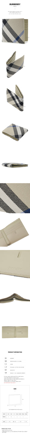 BURBERRY MS REG CC CJ1 A3888 SS25 Herren Check Geldbörse 140937065 [P]