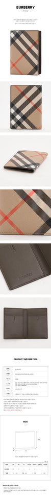 BURBERRY Checkered Folding Cardholder 159728966 [P]