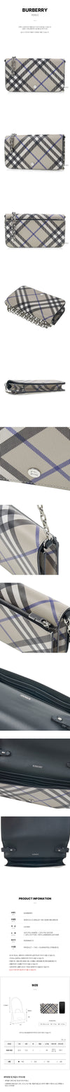 BURBERRY LS WALLET ON CAHIN BIN B9629 SS25 136455100 [P]