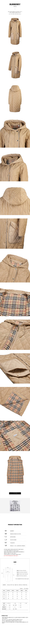 BURBERRY Damen Quilted Long Coat 117070950 [P]
