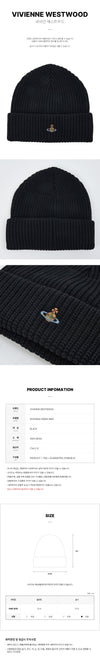 VIVIENNE WESTWOOD Sportliche Beanie Unisex K0065 N401 FW25 8102000A 149694494 [P]