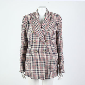 ISABEL MARANT Étoile Karierte Jacke 126146