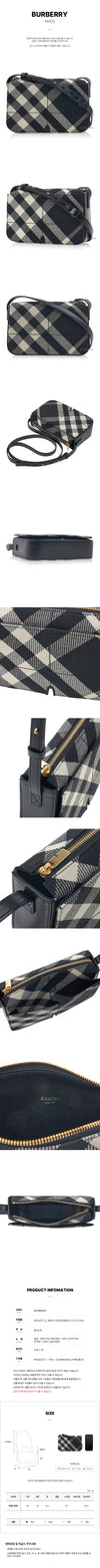 BURBERRY チェック スニップ クロスボディ バッグ C1343 136609358 [P]