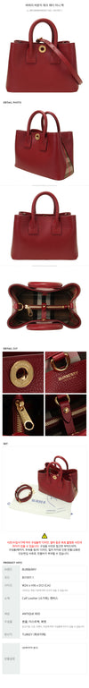BURBERRY Bermondsey Check Leder Mini Tasche 150638742 [P]