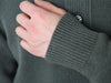 STONE ISLAND ワッペンパッチ 半開き ボタンジップ ウール ニット 105625947 [P]