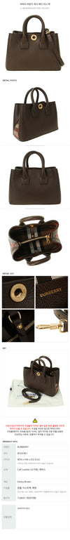 Burberry Check Leather Mini Bag 159297135 [P]